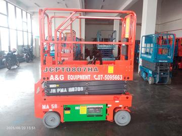 Dingli JCPT0807HA scissor lift serviced in the A&G workshop in Johor
